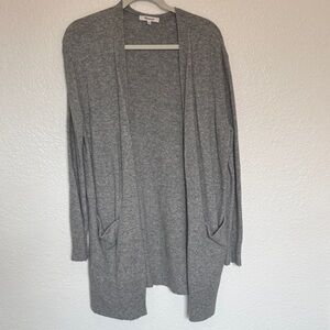 Madewell Heather Gray Open-Front Women's Cardigan